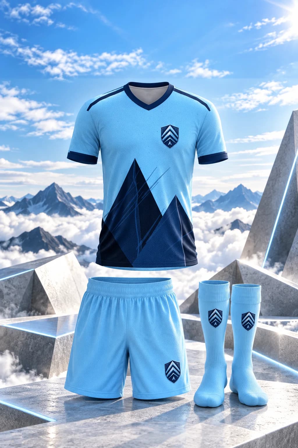 Elevate SC jersey, shorts and game socks in the club's world.