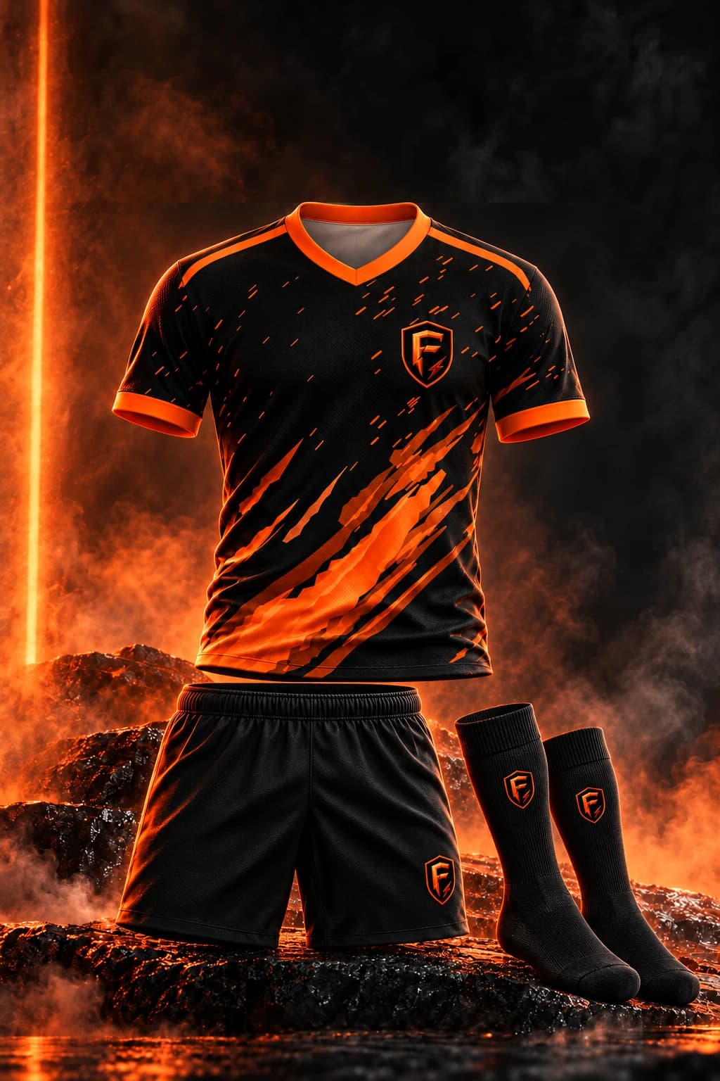 Forge SC jersey, shorts and game socks