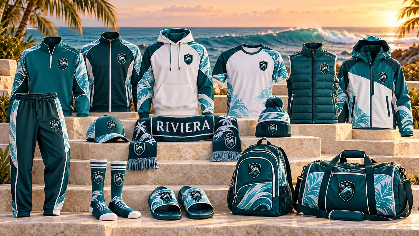 Riviera SC fan wear collection